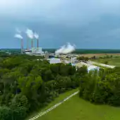 Petersburg - Air View of Plant in Operation