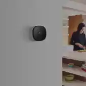 Mother and child in kitchen cooking
