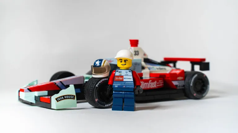 ed carpenter indycar lego model