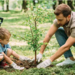 Digging Father and Son